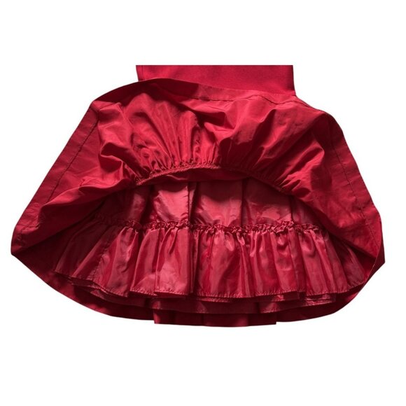 Polo Ralph Lauren Girls XL Red Short Sleeve Dress Gathered Skirt Back Button - Picture 4 of 8